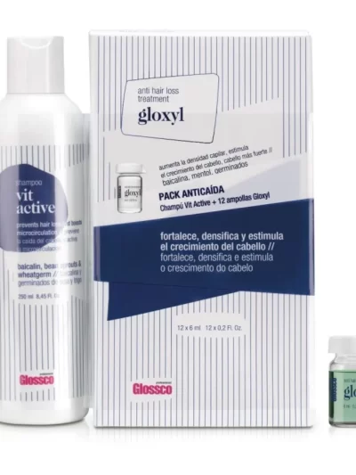 3688 Gloxil Pack Anticaida Tratamiento 12x6ml Champu 250ml Glossco 1 800x800 1