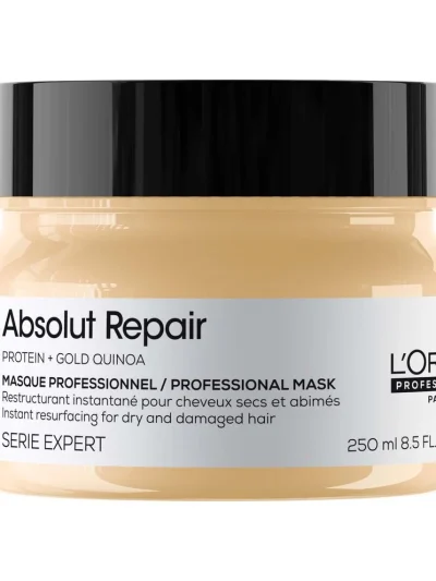 Tarro de mascarilla Absolut Repair 250 ml sobre fondo blanco