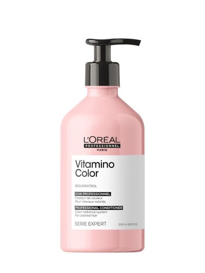 Botella de acondicionador Vitamino Color 500 ml para cabello teñido