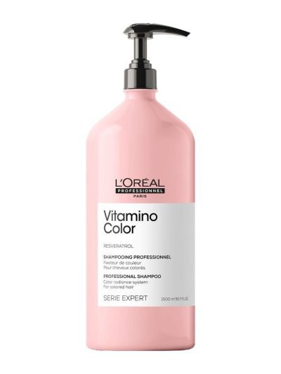 Botella XL de champú Vitamino Color 1500 ml para cabello teñido