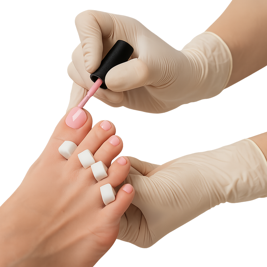 Servicio de pedicura profesional en Málaga en centro de estética Grupo Almagro.