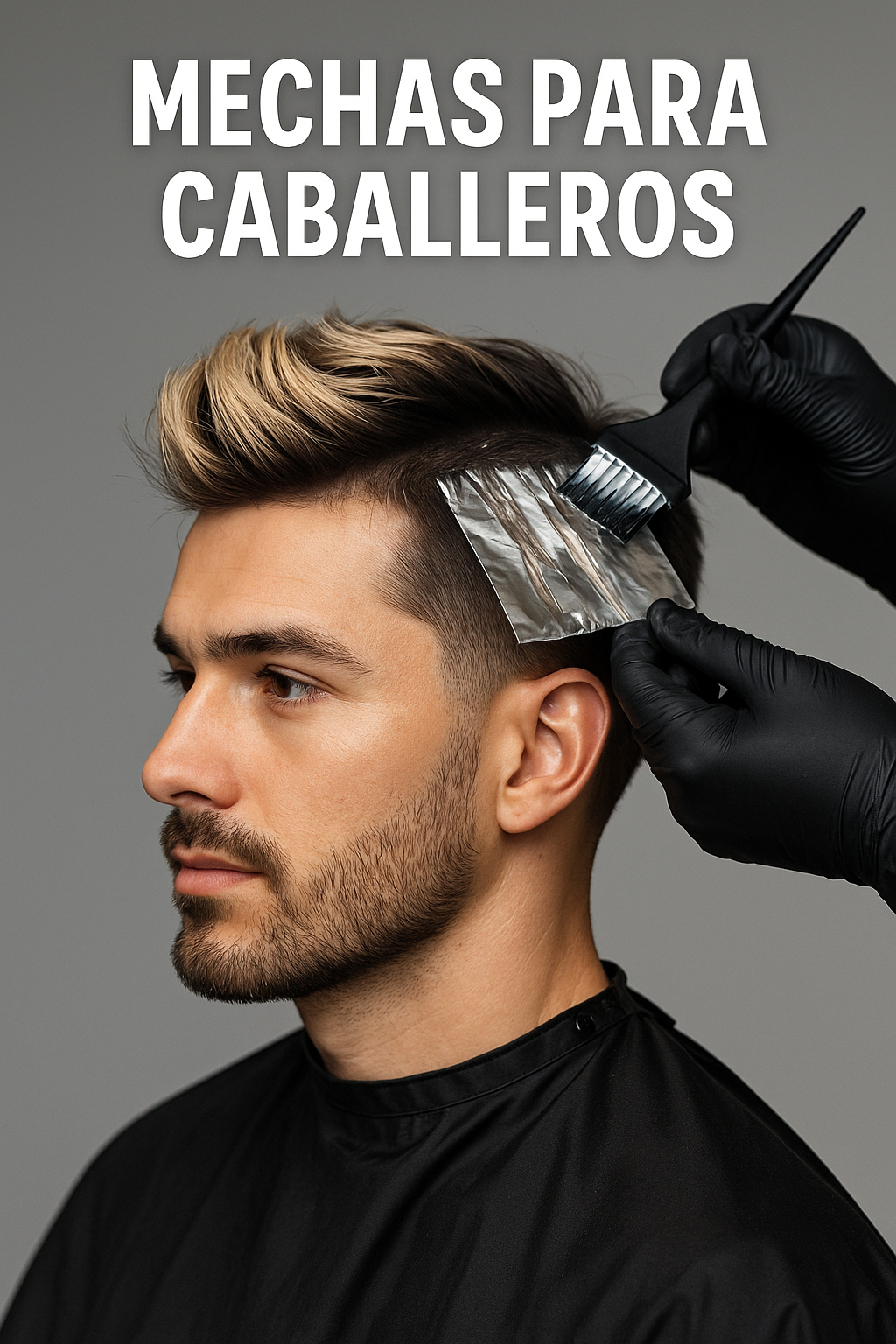 Mechas para caballeros hombres Málaga Grupo Almagro acabado natural masculino