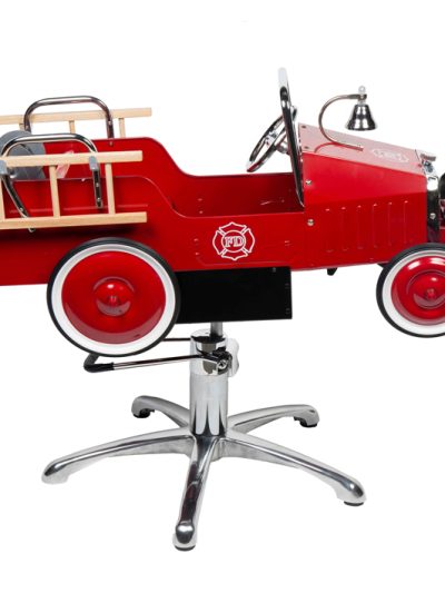 Silla infantil de peluquería Eurostil modelo Coche Verde con base hidráulica