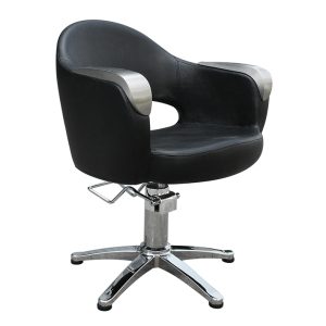Silla de peluquería ART Eurostil con base estrella cromada