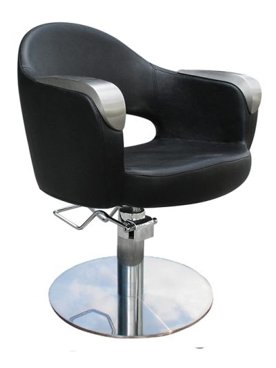 Silla de peluquería ART Eurostil con bomba hidráulica y base cromada
