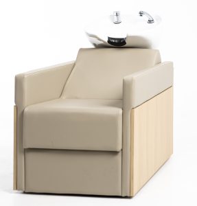 Lavacabezas Eurostil RUSTIK beige – vista lateral ergonómica