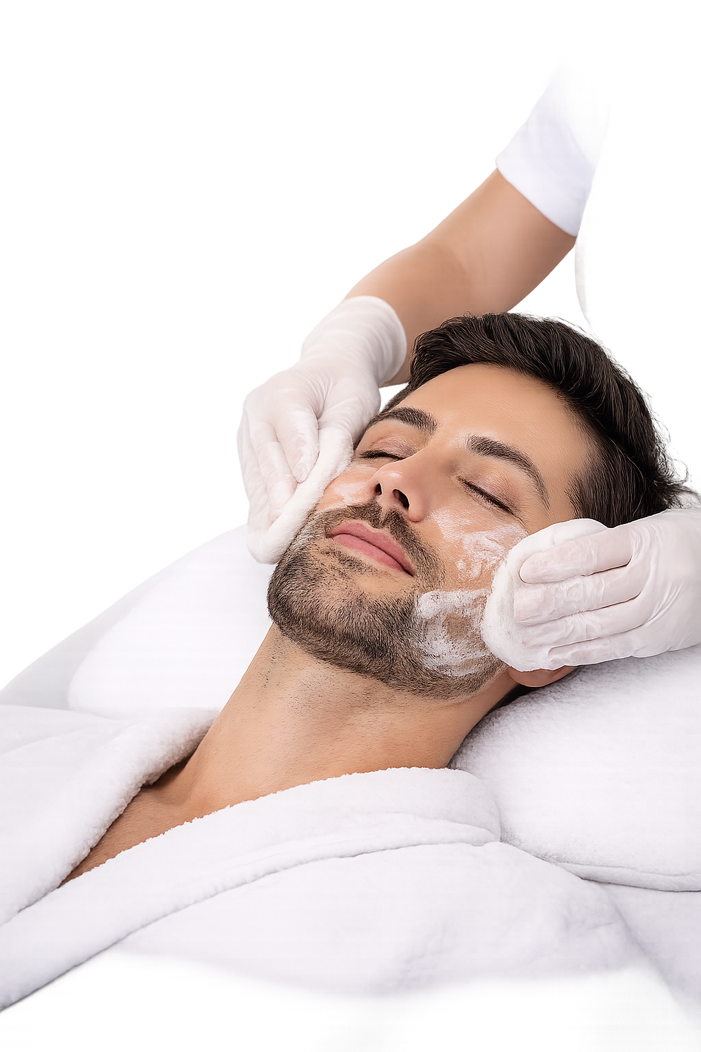 Limpieza facial para caballero en Málaga Grupo Almagro