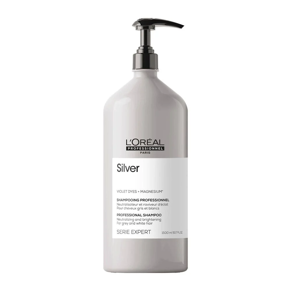 Champú Silver cabello blanco y gris 1500 ml L'Oréal Professionnel
