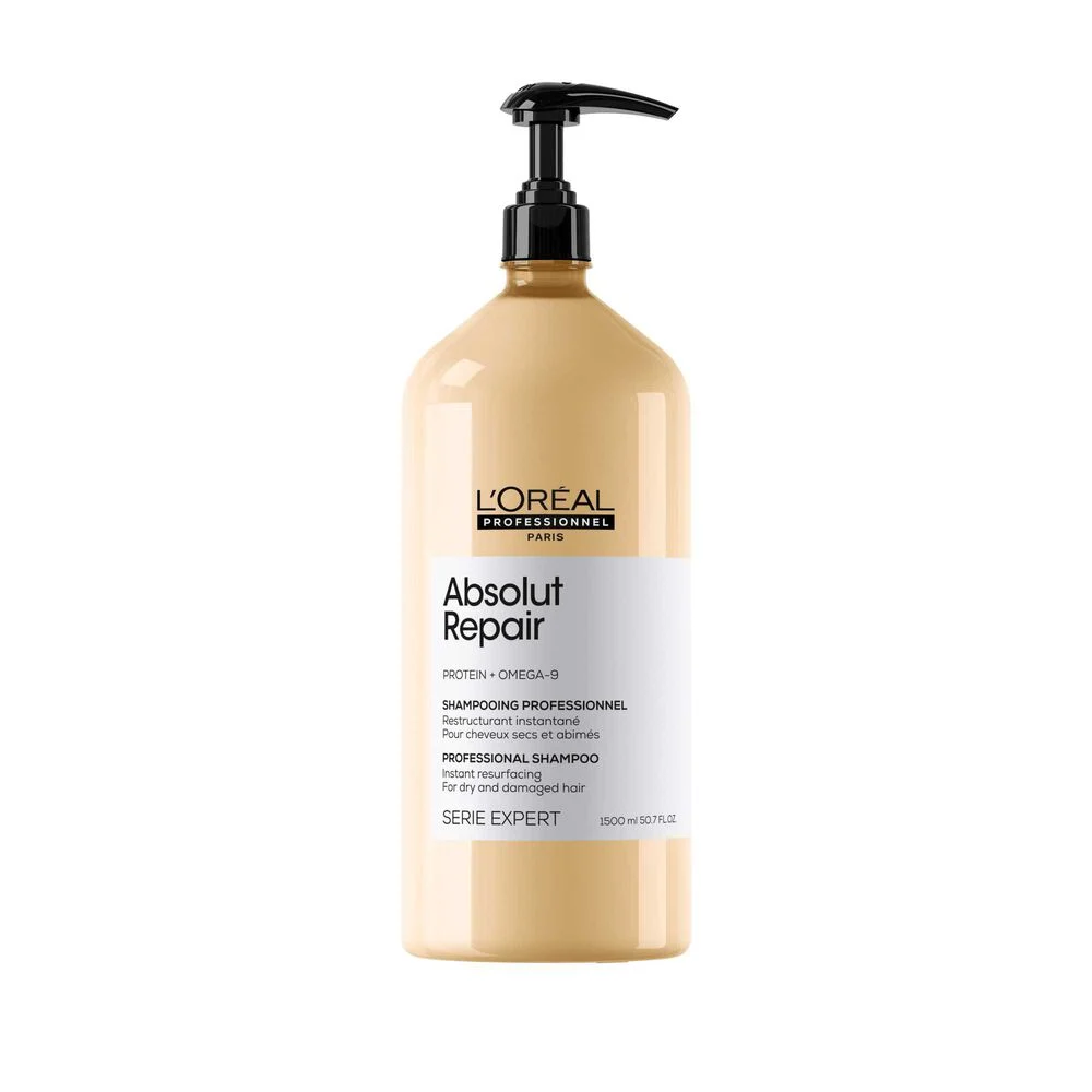 Champú fortalecedor para cabello muy dañado Absolut Repair 1500 ml