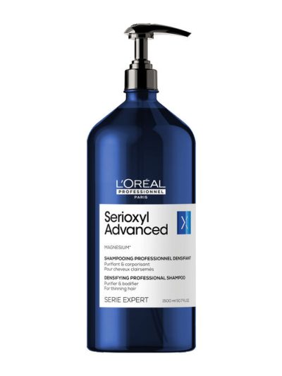 Champú densificador para cabello fino Serioxyl Advanced 1500 ml