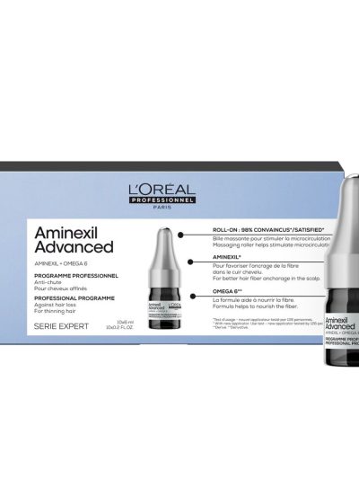 Tratamiento Aminexil para cabello debilitado Serioxyl Advanced 10 x 6 ml