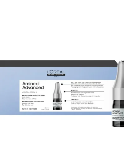 Ampollas Aminexil para caída del cabello Serioxyl Advanced 42 x 6 ml