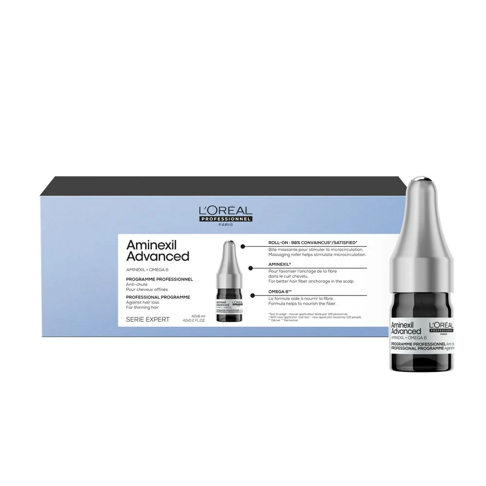 Ampollas Aminexil para caída del cabello Serioxyl Advanced 42 x 6 ml
