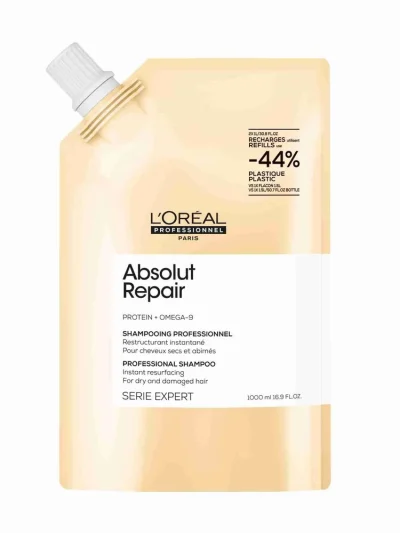 Champú reparador para cabello sensibilizado Absolut Repair Refill 1000 ml