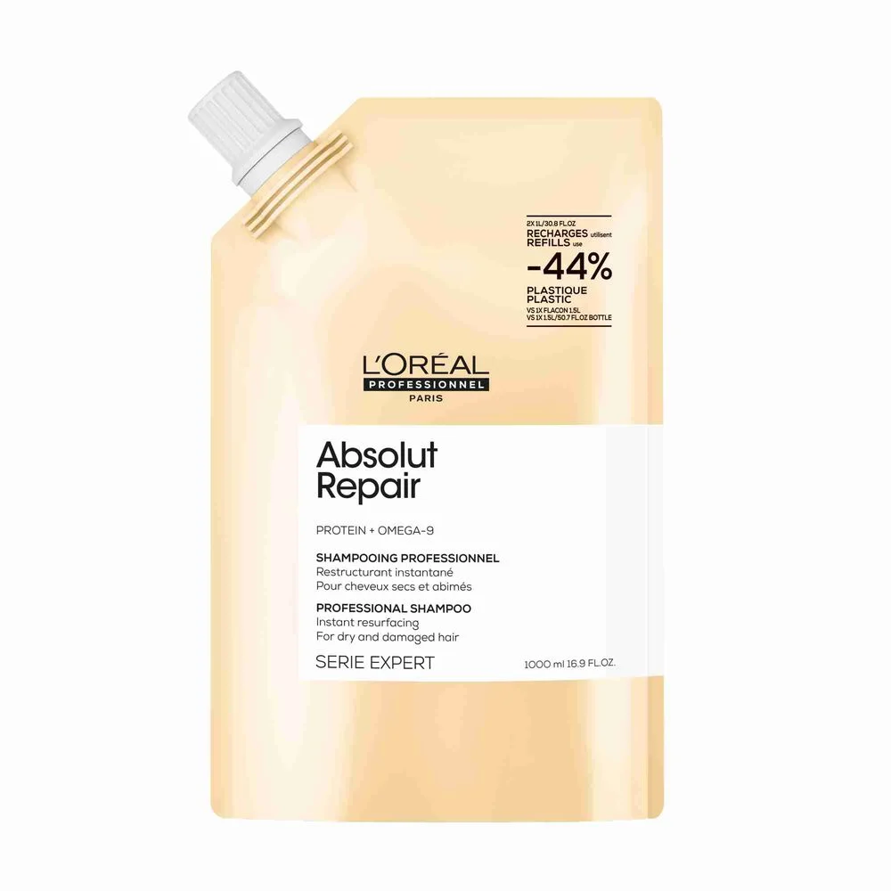 Champú reparador para cabello sensibilizado Absolut Repair Refill 1000 ml