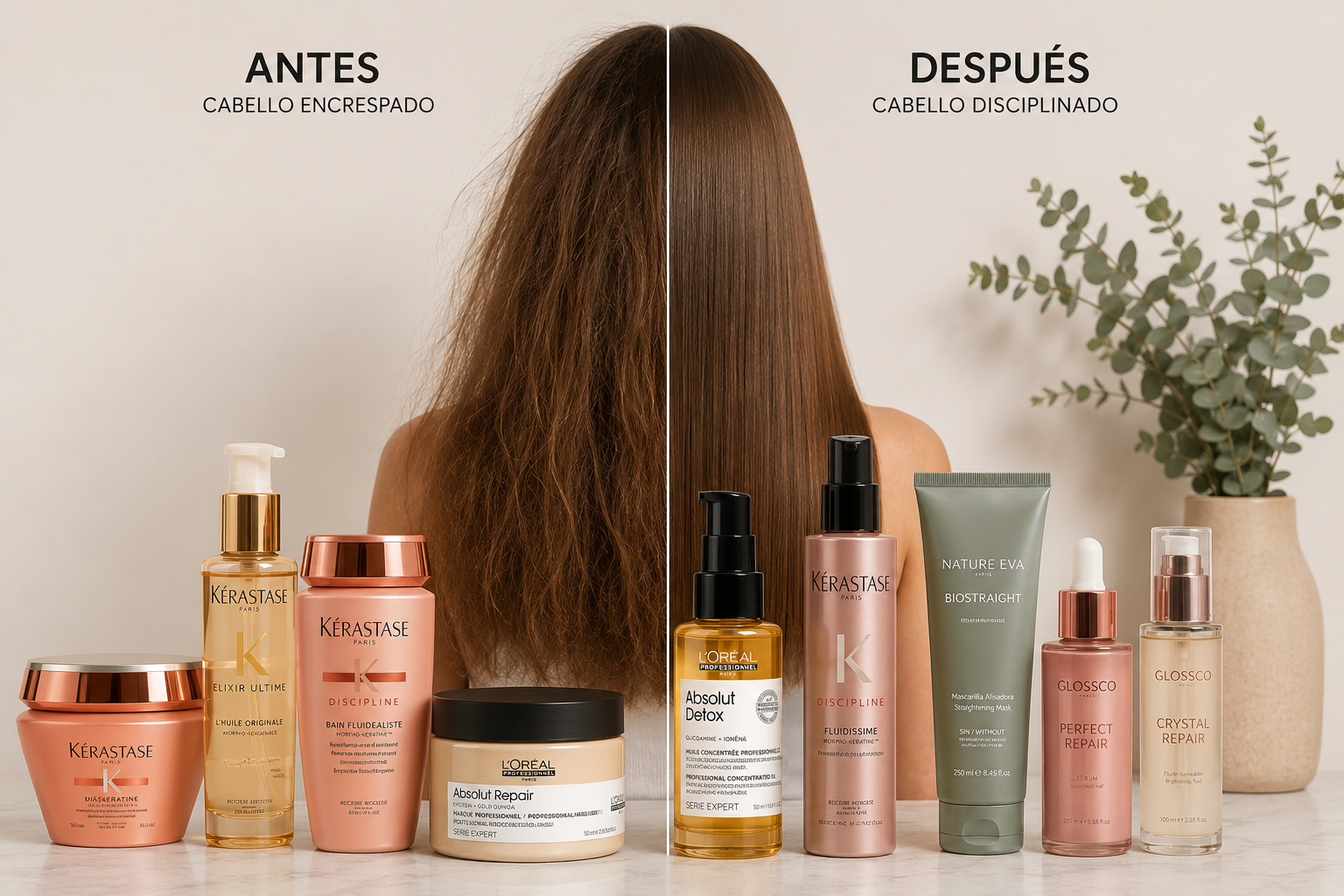 Productos para cabello encrespado y antiencrespamiento en Grupo Almagro Málaga