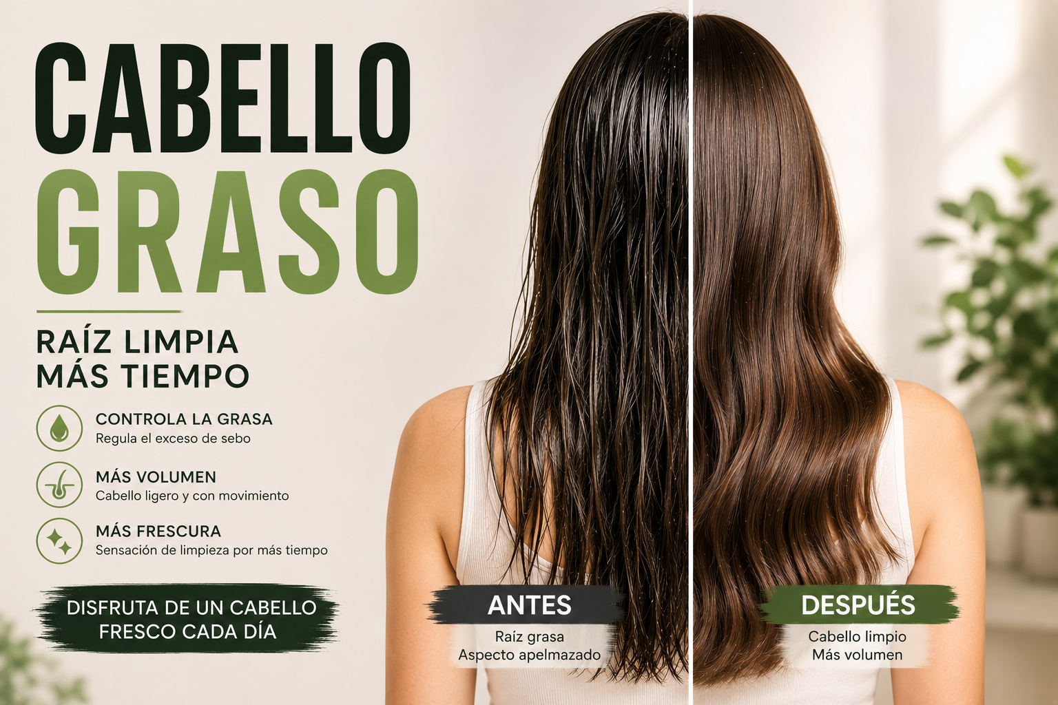 Productos para cabello graso en Grupo Almagro Málaga