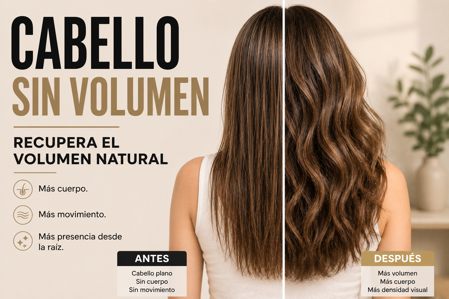Productos para cabello sin volumen en Grupo Almagro Málaga