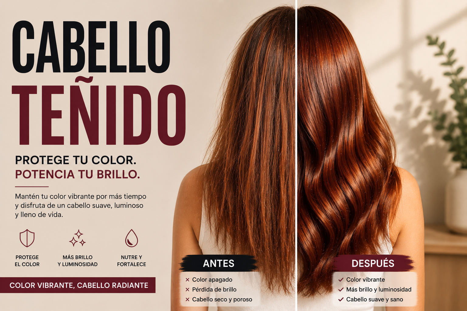 Productos para cabello teñido en Grupo Almagro Málaga