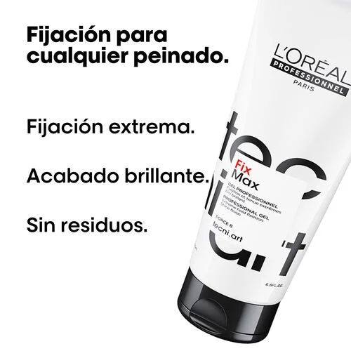 Cómo aplicar el gel de fijación extra fuerte L'Oréal Tecni.Art Fix Max