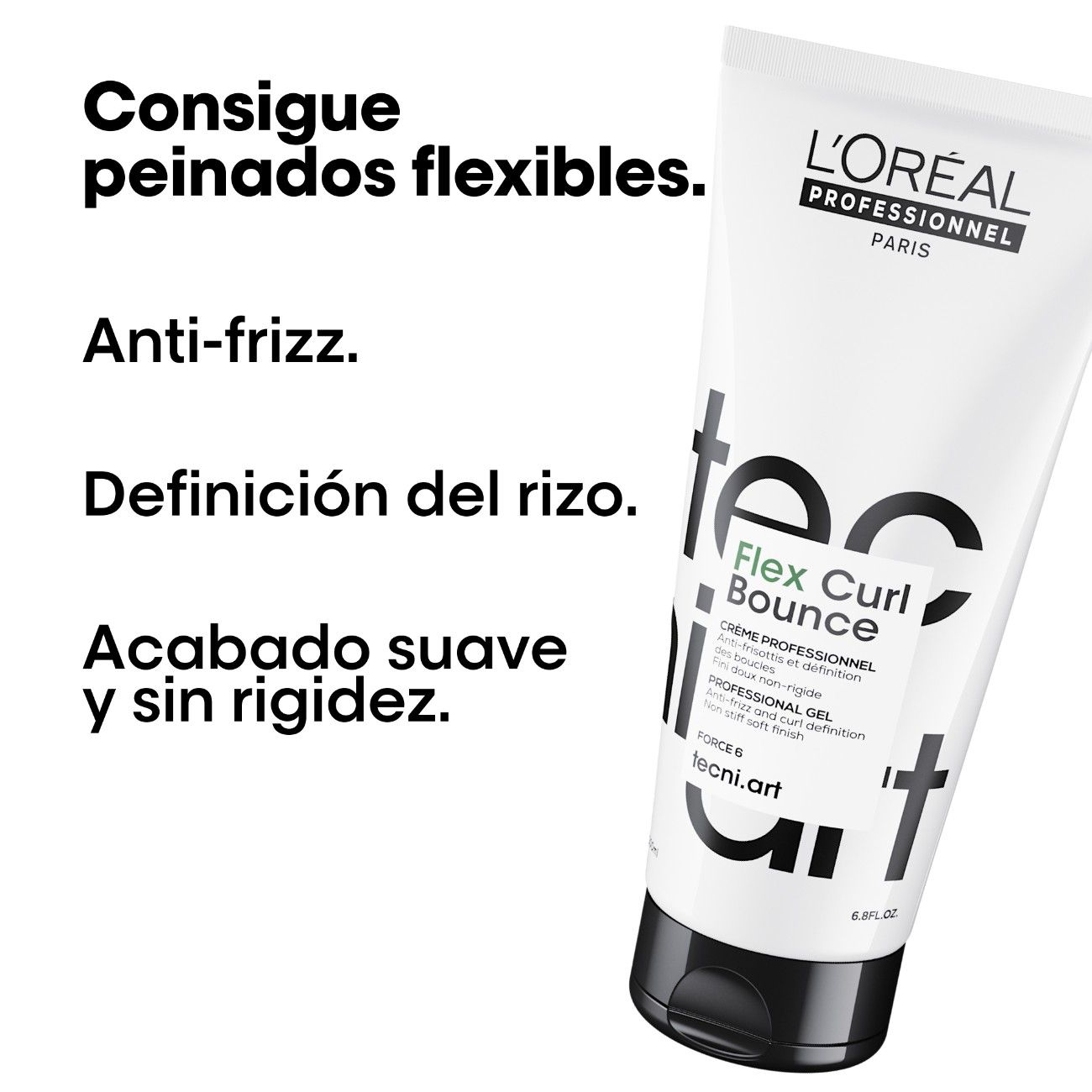 Cómo aplicar L'Oréal Tecni.Art Flex Curl Bounce para definir rizos